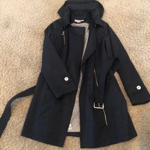 Michael Kors black light weight rain coat